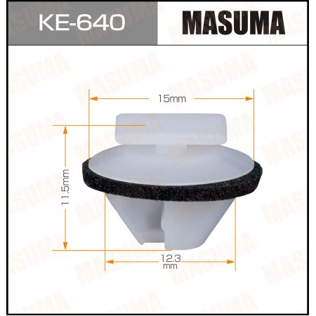 Клипса пластиковая Masuma, KE-640