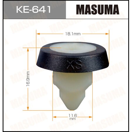 Клипса пластиковая Masuma, KE-641