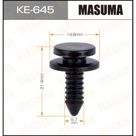 Клипса пластиковая Masuma, KE-645
