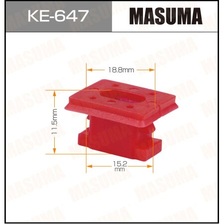 Клипса пластиковая Masuma, KE-647