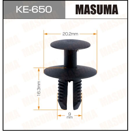 Клипса пластиковая Masuma, KE-650