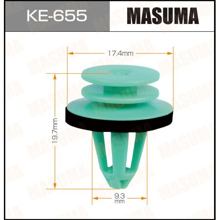 Клипса пластиковая Masuma, KE-655