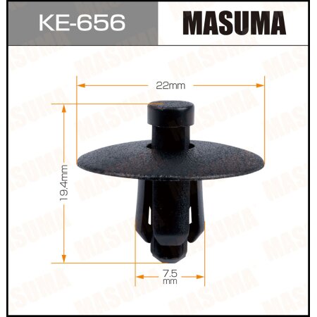 Клипса пластиковая Masuma, KE-656