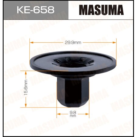 Клипса пластиковая Masuma, KE-658