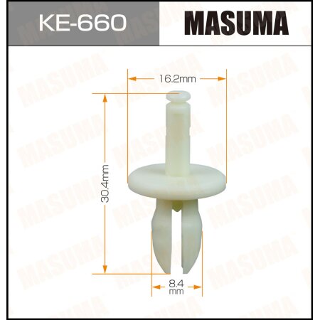 Клипса пластиковая Masuma, KE-660