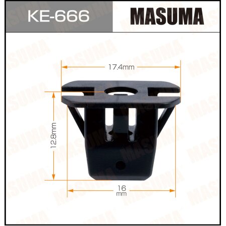 Клипса пластиковая Masuma, KE-666