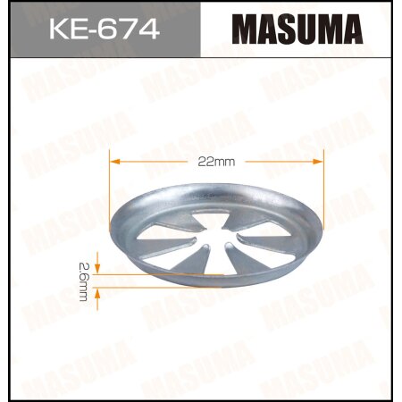 Клипса пластиковая Masuma, KE-674