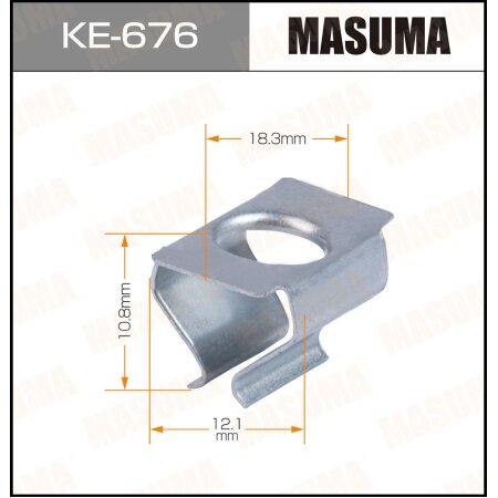 Клипса пластиковая Masuma, KE-676