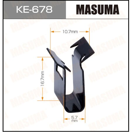 Клипса пластиковая Masuma, KE-678
