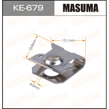 Клипса пластиковая Masuma, KE-679