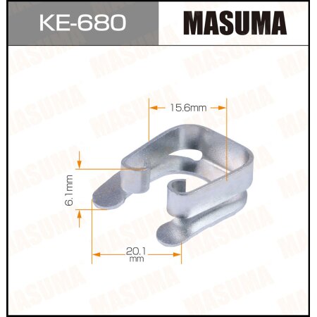 Клипса пластиковая Masuma, KE-680