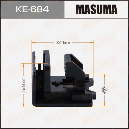 Клипса пластиковая Masuma, KE-684