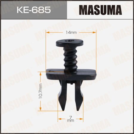 Клипса пластиковая Masuma, KE-685
