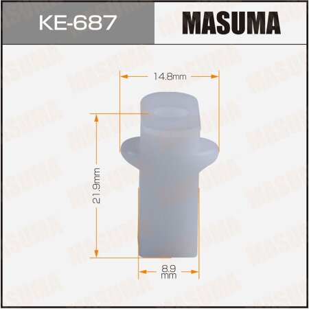 Клипса пластиковая Masuma, KE-687