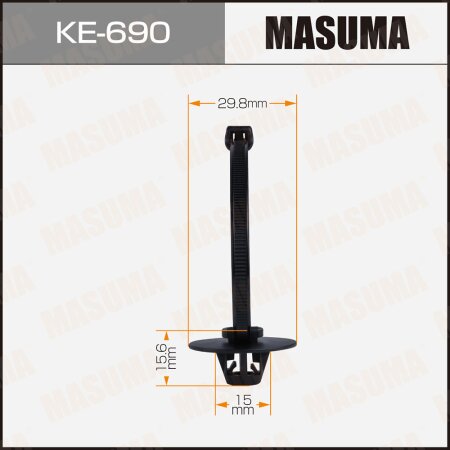 Клипса пластиковая Masuma, KE-690