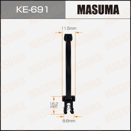 Клипса пластиковая Masuma, KE-691
