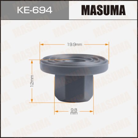 Клипса пластиковая Masuma, KE-694