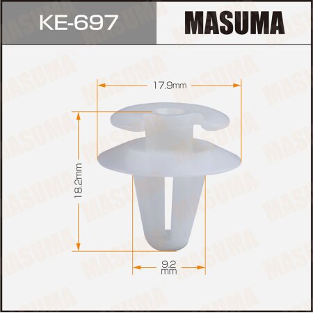 Клипса пластиковая Masuma, KE-697