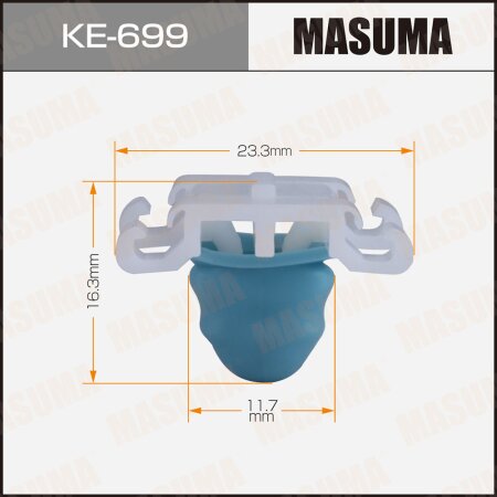 Клипса пластиковая Masuma, KE-699