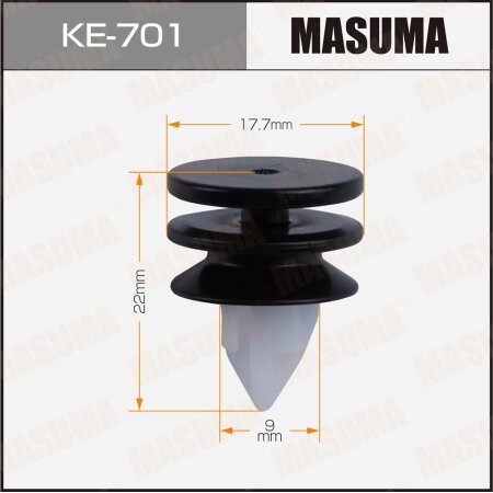 Клипса пластиковая Masuma, KE-701