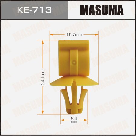 Клипса пластиковая Masuma, KE-713