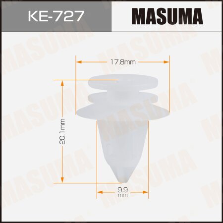 Клипса пластиковая Masuma, KE-727