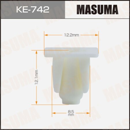 Клипса пластиковая Masuma, KE-742