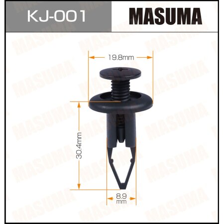 Клипса пластиковая Masuma, KJ-001