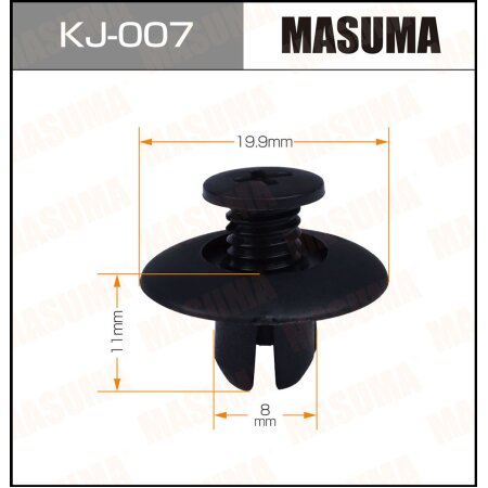 Клипса пластиковая Masuma, KJ-007