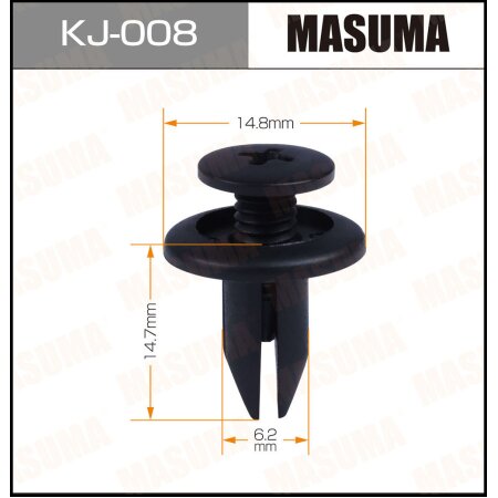 Клипса пластиковая Masuma, KJ-008