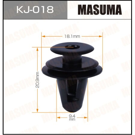 Клипса пластиковая Masuma, KJ-018