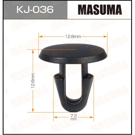 Клипса пластиковая Masuma, KJ-036