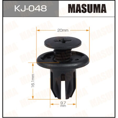 Клипса пластиковая Masuma, KJ-048