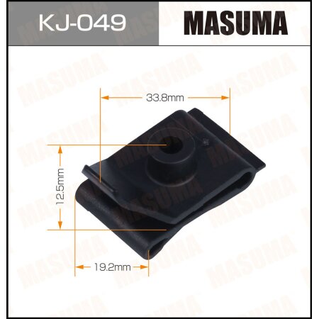 Клипса пластиковая Masuma, KJ-049
