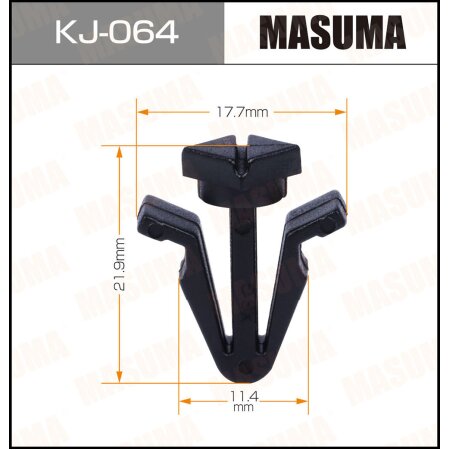 Клипса пластиковая Masuma, KJ-064