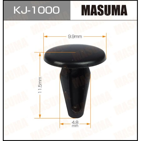 Клипса пластиковая Masuma, KJ-1000