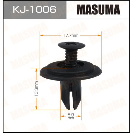 Клипса пластиковая Masuma, KJ-1006