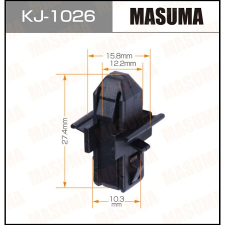 Клипса пластиковая Masuma, KJ-1026