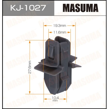 Клипса пластиковая Masuma, KJ-1027