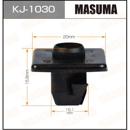 Клипса пластиковая Masuma, KJ-1030