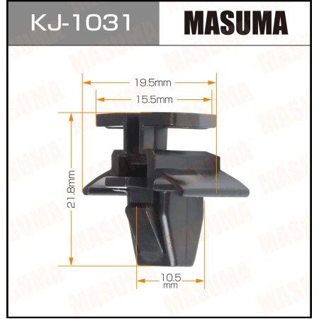 Клипса пластиковая Masuma, KJ-1031