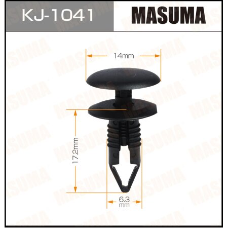 Клипса пластиковая Masuma, KJ-1041