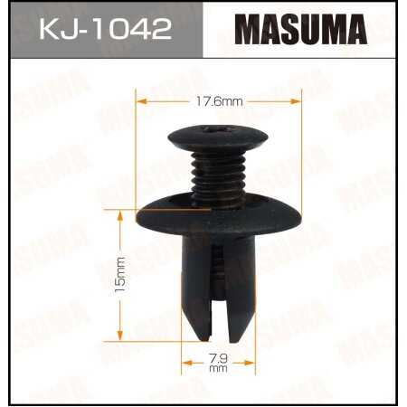 Клипса пластиковая Masuma, KJ-1042