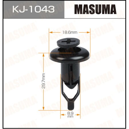 Клипса пластиковая Masuma, KJ-1043