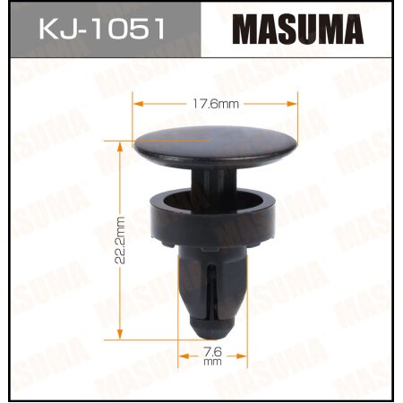 Клипса пластиковая Masuma, KJ-1051