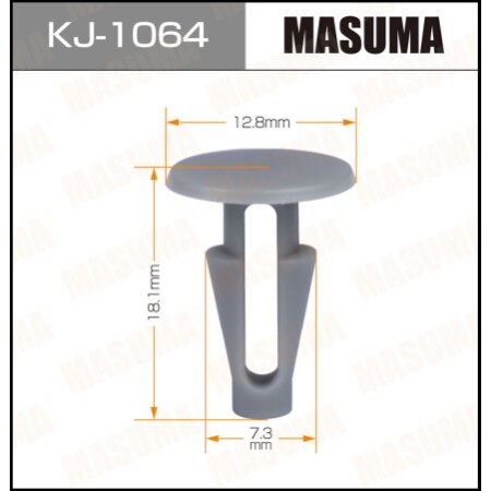 Клипса пластиковая Masuma, KJ-1064