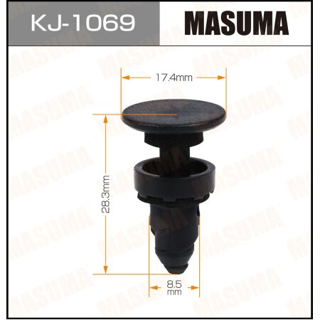 Клипса пластиковая Masuma, KJ-1069