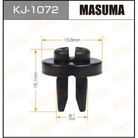Клипса пластиковая Masuma, KJ-1072