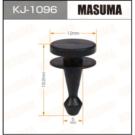 Клипса пластиковая Masuma, KJ-1096