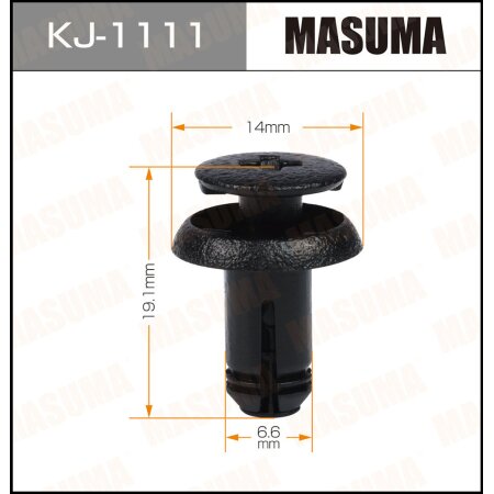 Клипса пластиковая Masuma, KJ-1111
